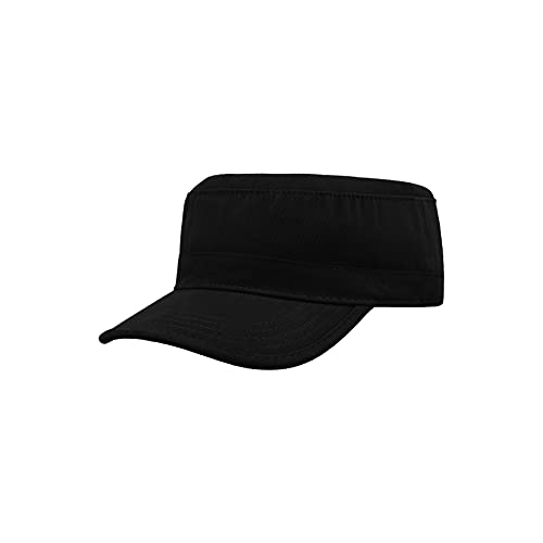 ATLANTIS Tank – Kappe mit Visier Modell Military – Erwachsene/Unisex, Schwarz, One Size von Atlantis