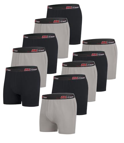 ATLAS FOR MEN - 10er Pack einfarbige Boxershorts - L von ATLAS FOR MEN