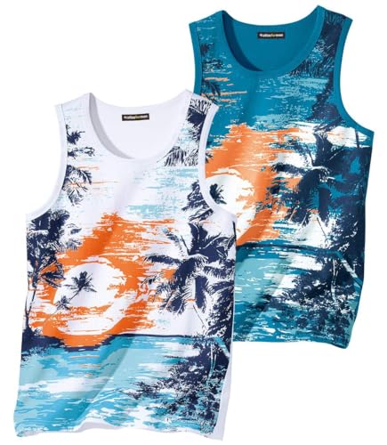 ATLAS FOR MEN - 2er Pack Ärmelloses Shirt Herren - Ärmelloses T Shirt für Herren - Muscle T-Shirt - Tank Top für Männer - In großen Größen erhältlich von ATLAS FOR MEN