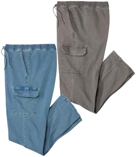 ATLAS FOR MEN - 2er-Pack Cargo-Jeans TOP Komfort - XXL von ATLAS FOR MEN