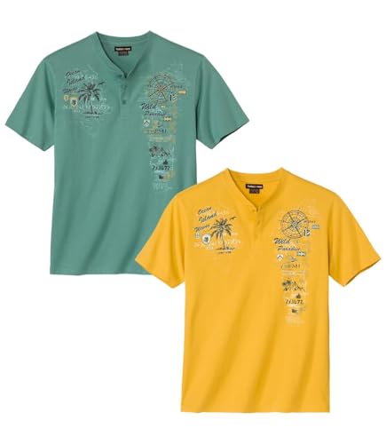 ATLAS FOR MEN - 2er-Pack Henleyshirts - XXL ATLAS FOR MEN - 2er-Pack Henleyshirts - XXL von ATLAS FOR MEN