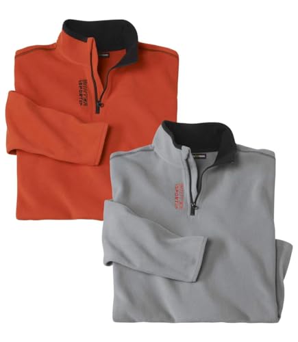 ATLAS FOR MEN - 2er-Pack Pullover aus Microfleece - 5XL ATLAS FOR MEN - 2er-Pack Pullover aus Microfleece - 5XL von ATLAS FOR MEN