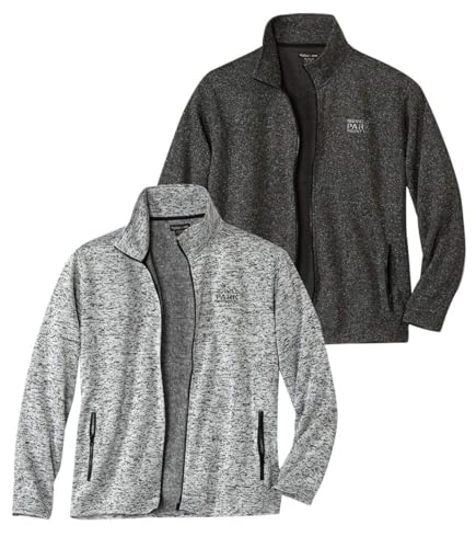 ATLAS FOR MEN - 2er-Pack Molton-Jacken - XXL von ATLAS FOR MEN
