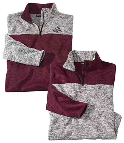 ATLAS FOR MEN - 2er-Pack Molton-Sweatshirts Canada Escape - 4XL von ATLAS FOR MEN