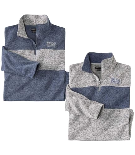 ATLAS FOR MEN - 2er-Pack Molton-Sweatshirts Outdoor - XL ATLAS FOR MEN - 2er-Pack Molton-Sweatshirts Outdoor - XL von ATLAS FOR MEN