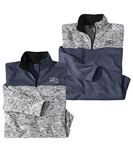 ATLAS FOR MEN - 2er-Pack Molton-Sweatshirts Outdoor - 4XL ATLAS FOR MEN - 2er-Pack Molton-Sweatshirts Outdoor - 4XL von ATLAS FOR MEN