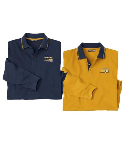 ATLAS FOR MEN - 2er-Pack Poloshirts in Jersey-Qualität - 4XL ATLAS FOR MEN - 2er-Pack Poloshirts in Jersey-Qualität - 4XL von ATLAS FOR MEN