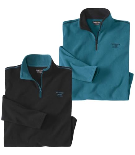 ATLAS FOR MEN - 2er-Pack Pullover aus Microfleece - 3XL ATLAS FOR MEN - 2er-Pack Pullover aus Microfleece - 3XL von ATLAS FOR MEN