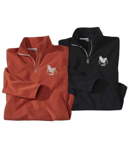 ATLAS FOR MEN - 2er-Pack Pullover aus Microfleece - 3XL ATLAS FOR MEN - 2er-Pack Pullover aus Microfleece - 3XL von ATLAS FOR MEN