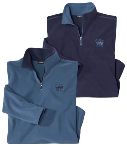 ATLAS FOR MEN - 2er-Pack Pullover aus Microfleece - XXL ATLAS FOR MEN - 2er-Pack Pullover aus Microfleece - XXL von ATLAS FOR MEN
