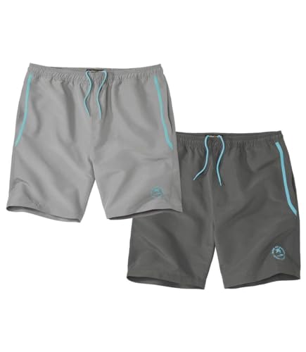 ATLAS FOR MEN – 2er-Pack Shorts Sporting aus Microfaser. Größe 5XL von ATLAS FOR MEN