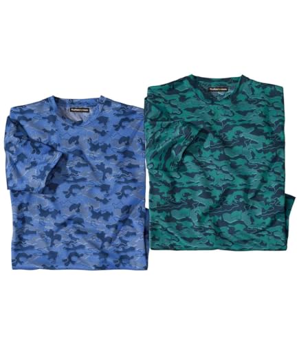 ATLAS FOR MEN - 2er-Pack T-Shirts Sport Camouflage - XXL ATLAS FOR MEN - 2er-Pack T-Shirts Sport Camouflage - XXL von ATLAS FOR MEN