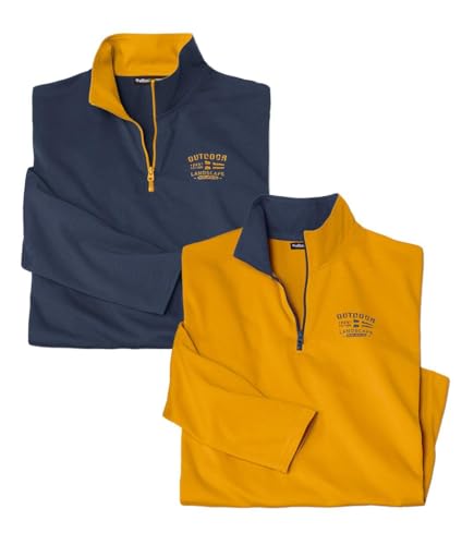 ATLAS FOR MEN - 2er Pack Unterziehpullis Outdoor - Verfügbar in großen Größen von M bis 5XL ATLAS FOR MEN - 2er Pack Unterziehpullis Outdoor - Verfügbar in großen Größen von M bis 5XL von ATLAS FOR MEN