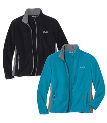 ATLAS FOR MEN - 2er-Pack zweifarbige Fleecejacken - 3XL von ATLAS FOR MEN