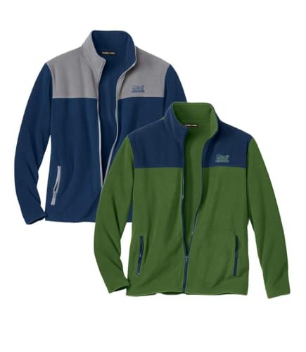 ATLAS FOR MEN - 2er-Pack praktische Fleecejacken - XL von ATLAS FOR MEN