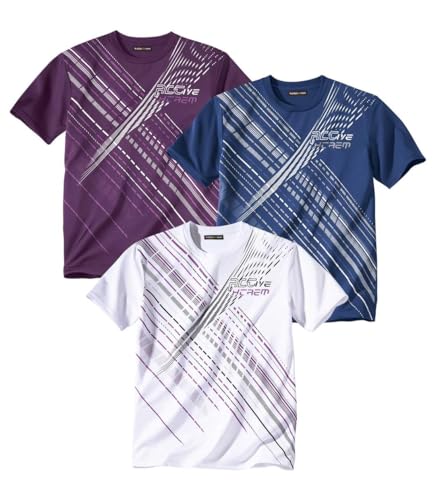 ATLAS FOR MEN - 3er-Pack T-Shirts Sportsmen - 4XL von ATLAS FOR MEN