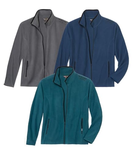 ATLAS FOR MEN - 3er-Pack Microfleece-Jacken - XL von ATLAS FOR MEN