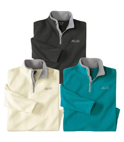 ATLAS FOR MEN - 3er-Pack Microfleece-Pullover Mountain - XXL ATLAS FOR MEN - 3er-Pack Microfleece-Pullover Mountain - XXL von ATLAS FOR MEN