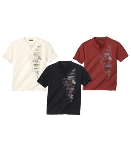 ATLAS FOR MEN - 3er-Pack T-Shirts Mittelmeer - 4XL ATLAS FOR MEN - 3er-Pack T-Shirts Mittelmeer - 4XL von ATLAS FOR MEN