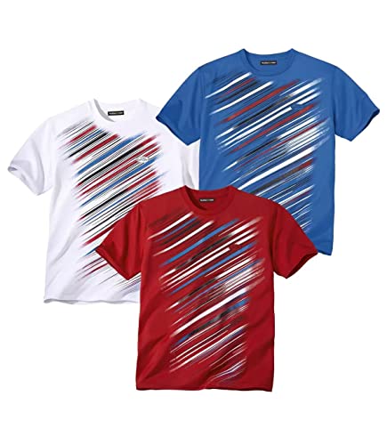 ATLAS FOR MEN - 3er-Pack T-Shirts Sport - M von ATLAS FOR MEN