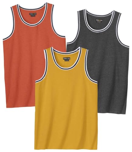 ATLAS FOR MEN - 3er-Pack Tanktops Sunny Time - XXL ATLAS FOR MEN - 3er-Pack Tanktops Sunny Time - XXL von ATLAS FOR MEN
