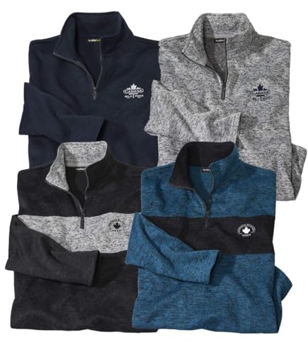 ATLAS FOR MEN - 4er Pack Molton-Sweatshirts - L ATLAS FOR MEN - 4er Pack Molton-Sweatshirts - L von ATLAS FOR MEN