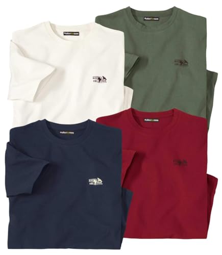 ATLAS FOR MEN - 4er-Pack T-Shirts Atlas - XXL von ATLAS FOR MEN