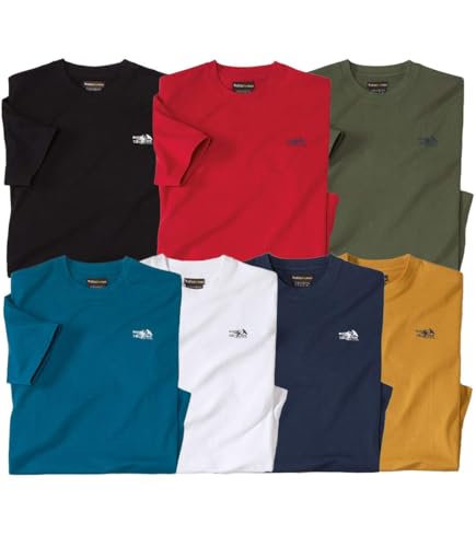 ATLAS FOR MEN - 7er-Pack T-Shirts - 4XL von ATLAS FOR MEN