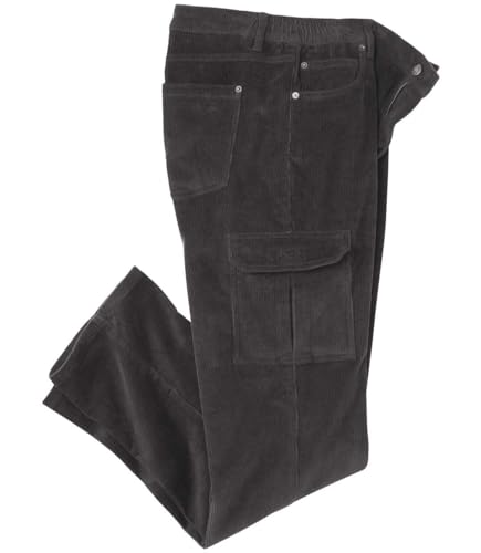 ATLAS FOR MEN - Anthrazitfarbene Kordhose im Cargo-Stil - 66 ATLAS FOR MEN - Anthrazitfarbene Kordhose im Cargo-Stil - 66 von ATLAS FOR MEN