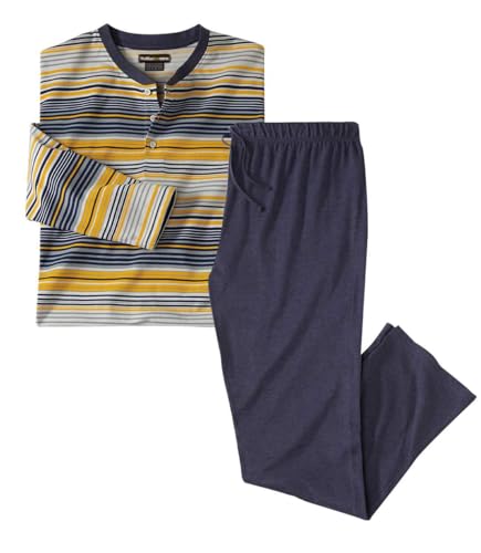 ATLAS FOR MEN - Baumwoll-Pyjama Herren Lang - Schlafanzug Set - In Großen Größen Erhältlich ATLAS FOR MEN - Baumwoll-Pyjama Herren Lang - Schlafanzug Set - In Großen Größen Erhältlich von ATLAS FOR MEN