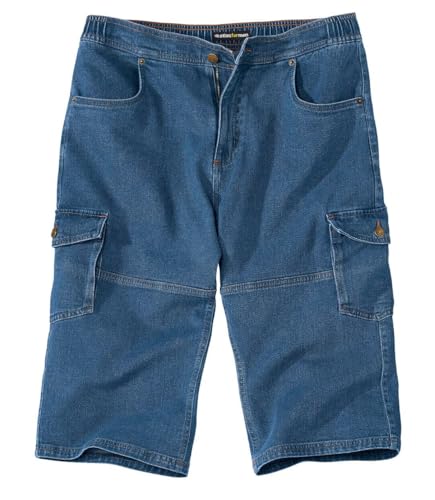 ATLAS FOR MEN - Bequeme 3/4 Cargo-Jeans - M von ATLAS FOR MEN