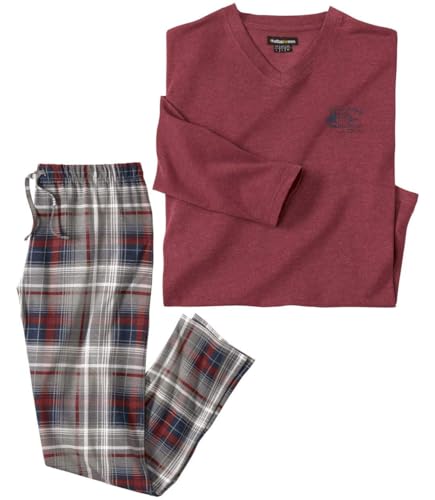 ATLAS FOR MEN - Bequemer Schlafanzug mit Karierter Hose - M ATLAS FOR MEN - Bequemer Schlafanzug mit Karierter Hose - M von ATLAS FOR MEN