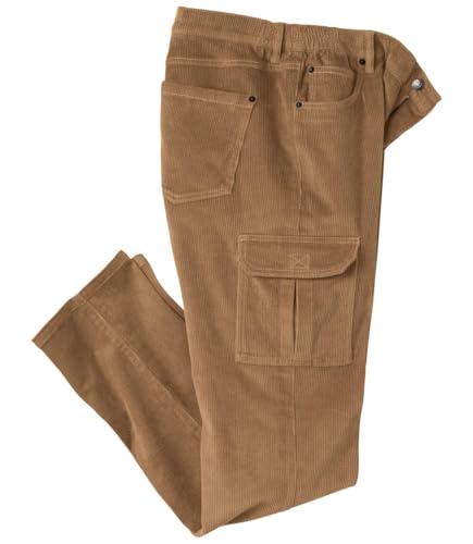 ATLAS FOR MEN - Braune Cargo-Hose aus Stretch-Kord - 54 ATLAS FOR MEN - Braune Cargo-Hose aus Stretch-Kord - 54 von ATLAS FOR MEN