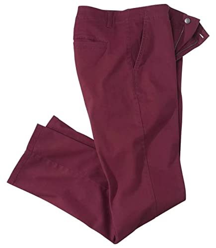 ATLAS FOR MEN - Chino-Hose Bordeaux - 50 von ATLAS FOR MEN