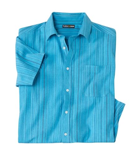 ATLAS FOR MEN - Elegantes Hemd im Originalen Style - Herren Sommer Hemd - Kurzarm Hemd für Männer - In großen Größen erhältlich von ATLAS FOR MEN