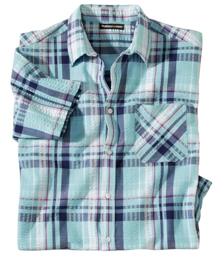 ATLAS FOR MEN - Elegantes Hemd im Originalen Style - Herren Sommer Hemd - Kurzarm Hemd für Männer - In großen Größen erhältlich von ATLAS FOR MEN