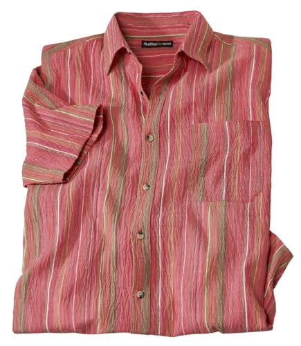 ATLAS FOR MEN - Gestreiftes Krepp-Hemd - 4XL ATLAS FOR MEN - Gestreiftes Krepp-Hemd - 4XL von ATLAS FOR MEN