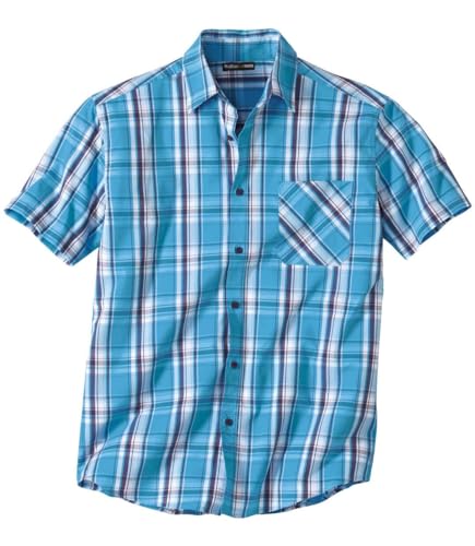 ATLAS FOR MEN - Elegantes Hemd im Originalen Style - Herren Sommer Hemd - Kurzarm Hemd für Männer - In großen Größen erhältlich von ATLAS FOR MEN