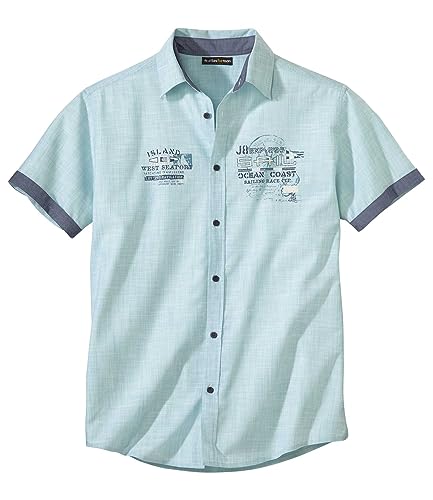 ATLAS FOR MEN - Elegantes Hemd im Originalen Style - Herren Sommer Hemd - Kurzarm Hemd für Männer - In großen Größen erhältlich ATLAS FOR MEN - Elegantes Hemd im Originalen Style - Herren Sommer Hemd - Kurzarm Hemd für Männer - In großen Größen erhältlich von ATLAS FOR MEN