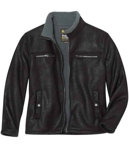 ATLAS FOR MEN - Fliegerjacke in Wildlederoptik mit Teddyfutter - XL von ATLAS FOR MEN