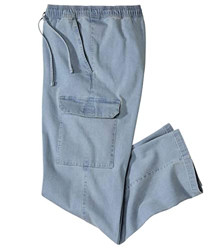 ATLAS FOR MEN - Cargo Freizeit-Jeans - Jeans Herren Hellblau - Jeanshose Herren - Helle Jeans - Breite Jeans Herren - Baggy Jeans Herren - In großen Größen erhältlich ATLAS FOR MEN - Cargo Freizeit-Jeans - Jeans Herren Hellblau - Jeanshose Herren - Helle Jeans - Breite Jeans Herren - Baggy Jeans Herren - In großen Größen erhältlich von ATLAS FOR MEN