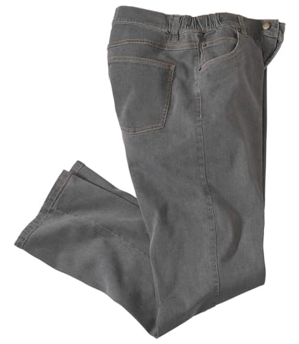 ATLAS FOR MEN - Graue Regular-Jeans Stretch Komfort - 48 von ATLAS FOR MEN