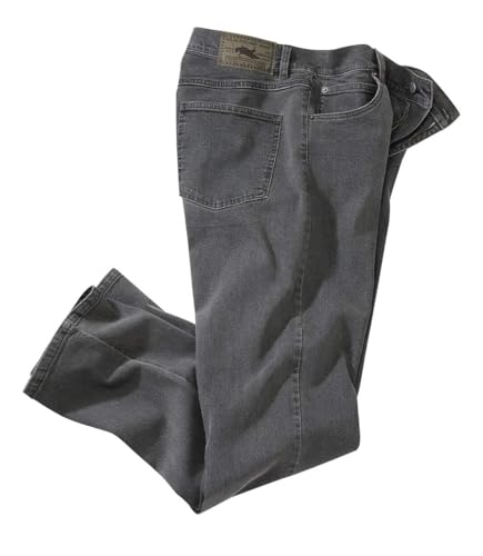 ATLAS FOR MEN - Graue Regular-Jeans mit Stretch-Effekt - 64 ATLAS FOR MEN - Graue Regular-Jeans mit Stretch-Effekt - 64 von ATLAS FOR MEN