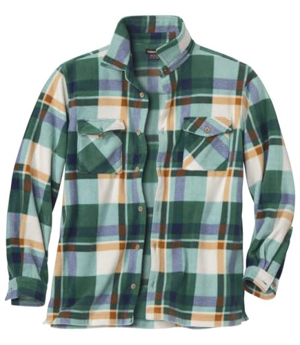 ATLAS FOR MEN - Hemdjacke Rocky Mountains aus Fleece - 4XL ATLAS FOR MEN - Hemdjacke Rocky Mountains aus Fleece - 4XL von ATLAS FOR MEN