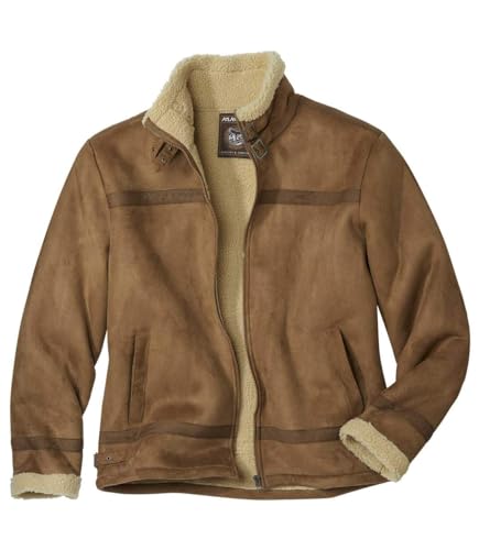 ATLAS FOR MEN - Jacke Abenteurer mit Teddyfutter - Fliegerjacke Herren - Cargo Jacke - Pilotenjacke - Braune Jacke Herren - In großen Größen erhältlich ATLAS FOR MEN - Jacke Abenteurer mit Teddyfutter - Fliegerjacke Herren - Cargo Jacke - Pilotenjacke - Braune Jacke Herren - In großen Größen erhältlich von ATLAS FOR MEN