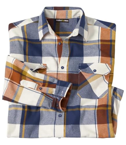ATLAS FOR MEN - Kariertes Flanell-Hemd Country - XXL von ATLAS FOR MEN
