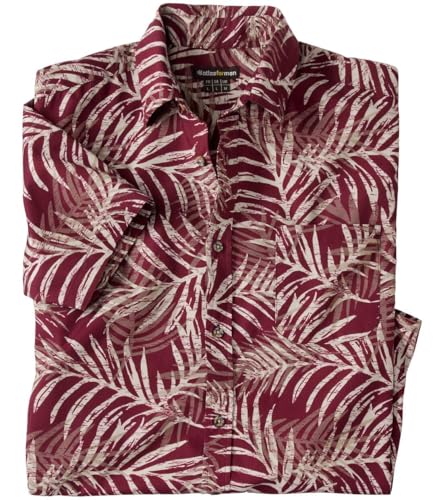 ATLAS FOR MEN - Popelinhemd mit Palmblatt-Design - XXL ATLAS FOR MEN - Popelinhemd mit Palmblatt-Design - XXL von ATLAS FOR MEN
