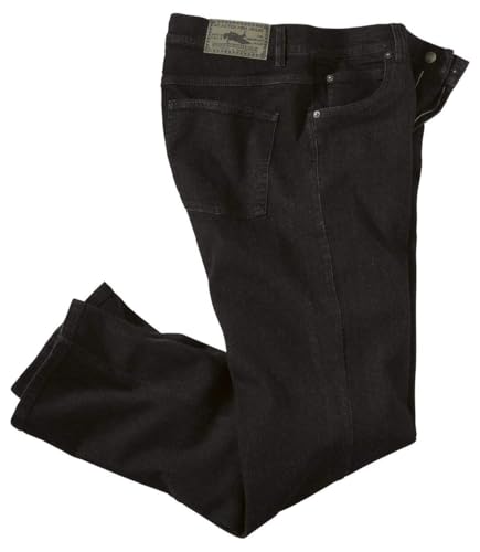 ATLAS FOR MEN - Schwarze Regular-Jeans mit Stretch-Effekt - 52 ATLAS FOR MEN - Schwarze Regular-Jeans mit Stretch-Effekt - 52 von ATLAS FOR MEN