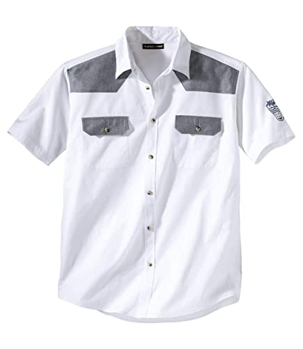 ATLAS FOR MEN - Elegantes Hemd im Originalen Style - Herren Sommer Hemd - Kurzarm Hemd für Männer - In großen Größen erhältlich ATLAS FOR MEN - Elegantes Hemd im Originalen Style - Herren Sommer Hemd - Kurzarm Hemd für Männer - In großen Größen erhältlich von ATLAS FOR MEN
