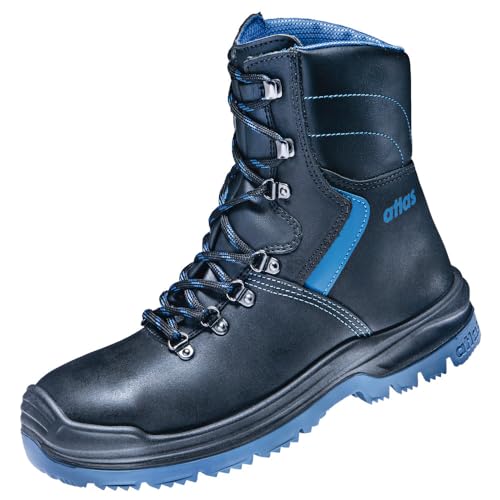 atlas Sicherheits-Stiefel XR 845 XP, S3, schwarz/blau, Weite 10, Größe 47 37100 S3 47 (Schutzausrüstungen Sicherheitswinterstiefel Schutzstiefel Arbeitsschutzkleidung Arbeitsschuhe Sicherheitsschuhe) von ATLAS